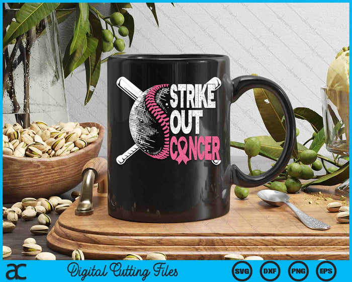 Strike Out Cancer Breast Cancer Awareness Baseball Warrior SVG PNG Digital Cutting Files Strike Out Cancer Breast Cancer Awareness Baseball Warrior SVG PNG Digital Cutting Files