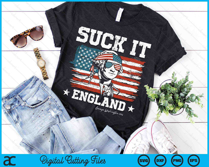 Zuig het Engeland grappig 4 juli George Washington 1776 SVG PNG digitale snijbestanden Zuig het Engeland grappig 4 juli George Washington 1776 SVG PNG digitale snijbestanden