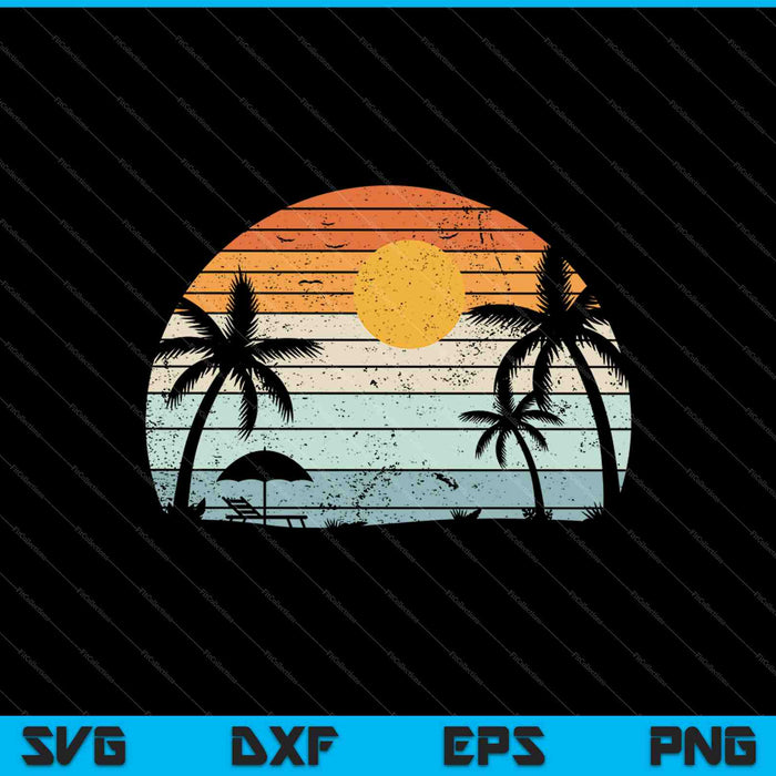 Sunshine Summer Vibes Palm Trees Beach SVG PNG Cutting Printable Files Sunshine Summer Vibes Palm Trees Beach SVG PNG Cutting Printable Files