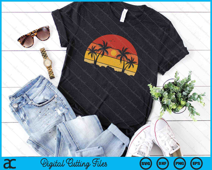 Sunshine Summer Vibes Palm Trees Beach SVG PNG Cutting Printable Files Sunshine Summer Vibes Palm Trees Beach SVG PNG Cutting Printable Files