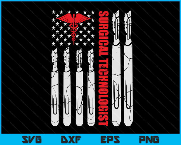 Surgical Technologist SVG PNG Digital Cutting Files