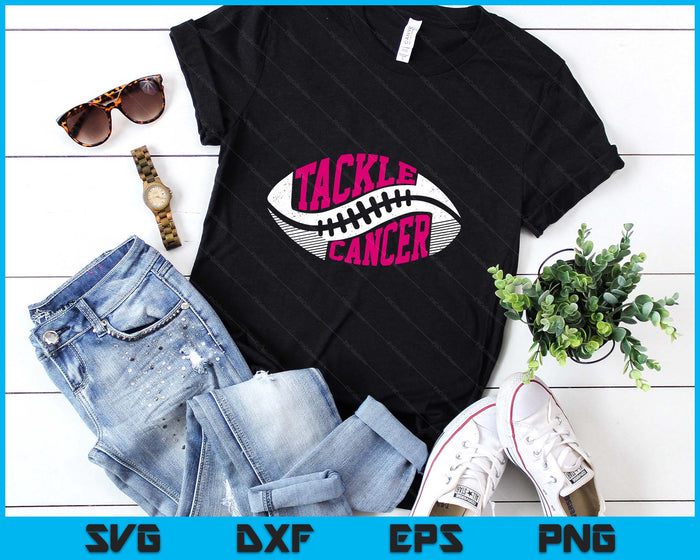 Tackle Football Ball Pink Ribbon Breast Cancer Awareness SVG PNG Digital Printable Files Tackle Football Ball Pink Ribbon Breast Cancer Awareness SVG PNG Digital Printable Files