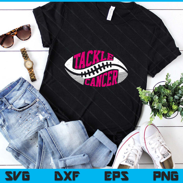 Tackle Football Ball Pink Ribbon Breast Cancer Awareness SVG PNG Digital Printable Files Tackle Football Ball Pink Ribbon Breast Cancer Awareness SVG PNG Digital Printable Files