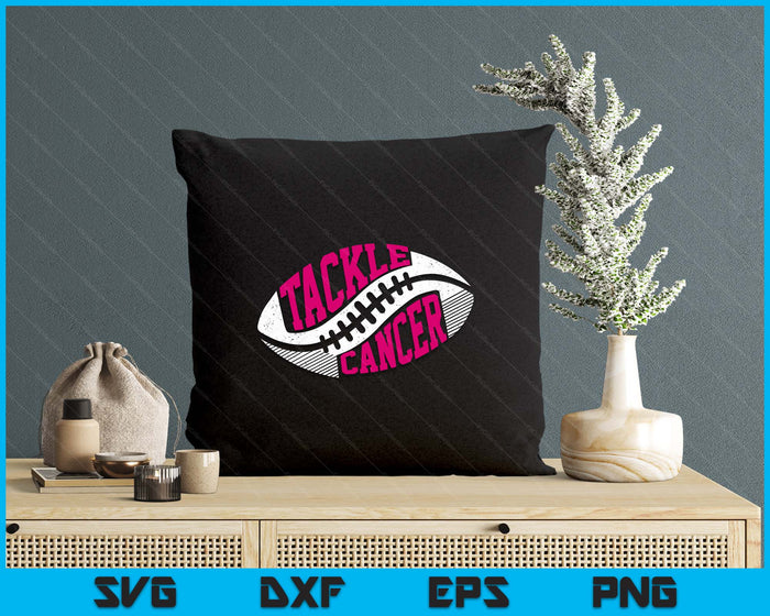 Tackle Football Ball Pink Ribbon Breast Cancer Awareness SVG PNG Digital Printable Files Tackle Football Ball Pink Ribbon Breast Cancer Awareness SVG PNG Digital Printable Files