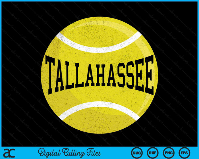 Tallahassee Tennis Fan SVG PNG Digital Cutting Files Tallahassee Tennis Fan SVG PNG Digital Cutting Files