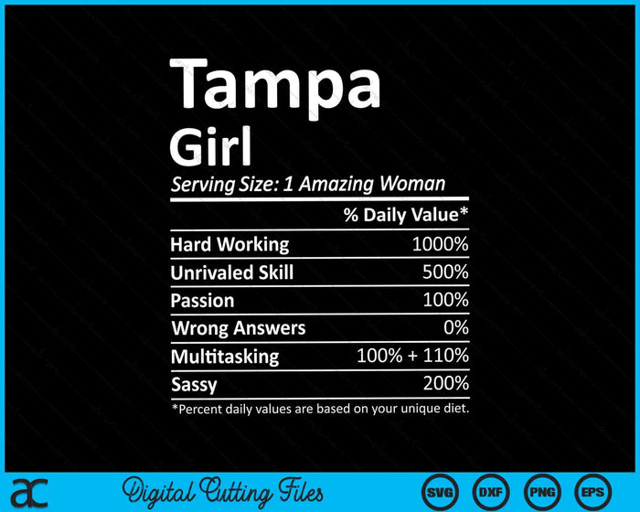 Tampa Girl FL Florida Funny City Home Roots SVG PNG Cutting Printable Files Tampa Girl FL Florida Funny City Home Roots SVG PNG Cutting Printable Files