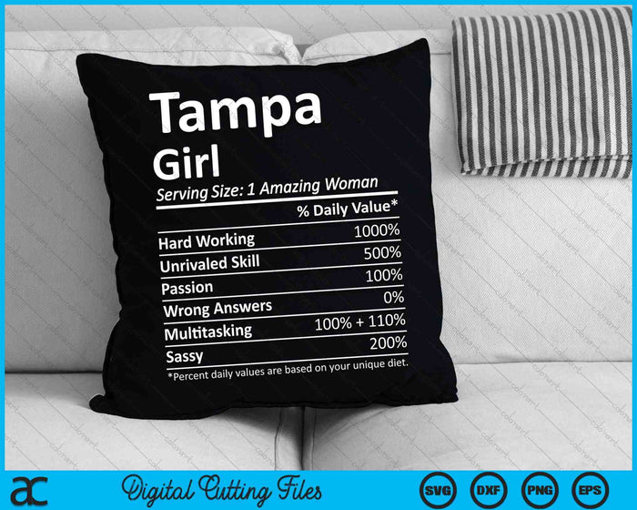 Tampa Girl FL Florida Funny City Home Roots SVG PNG Cutting Printable Files Tampa Girl FL Florida Funny City Home Roots SVG PNG Cutting Printable Files