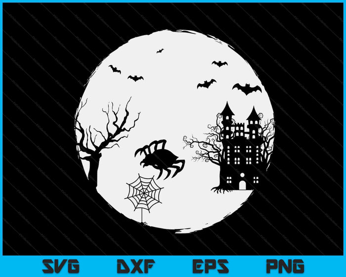 Tarantula Halloween Costume Moon Silhouette Creepy SVG PNG Digital Printable Files Tarantula Halloween Costume Moon Silhouette Creepy SVG PNG Digital Printable Files
