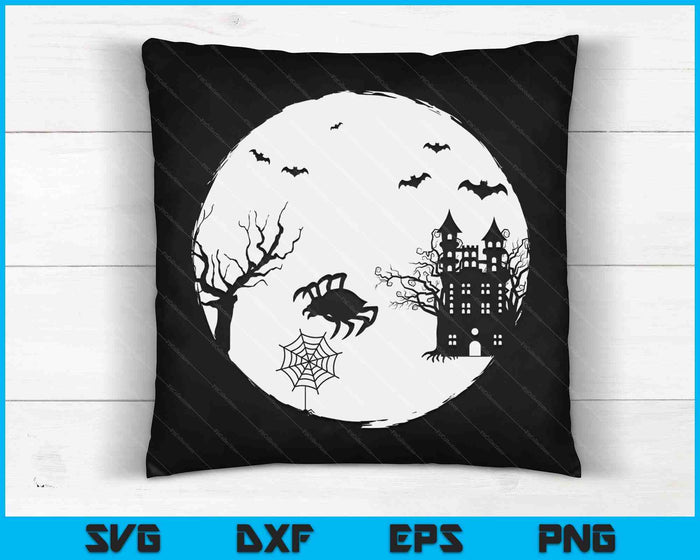Tarantula Halloween Costume Moon Silhouette Creepy SVG PNG Digital Printable Files Tarantula Halloween Costume Moon Silhouette Creepy SVG PNG Digital Printable Files