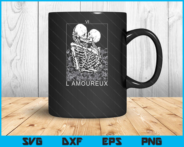 Tarot Card Kissing Skeleton Love Skull Bones Horror Goth SVG PNG Digital Cutting Files Tarot Card Kissing Skeleton Love Skull Bones Horror Goth SVG PNG Digital Cutting Files