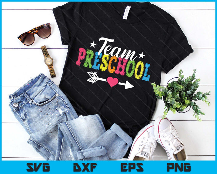 Team Preschool Teacher Student Kids Back To School SVG PNG Digital Printable Files Team Preschool Teacher Student Kids Back To School SVG PNG Digital Printable Files