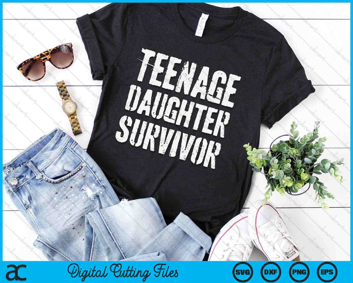 Teenage Daughter Survivor Fathers Day SVG PNG Digital Printable Files Teenage Daughter Survivor Fathers Day SVG PNG Digital Printable Files