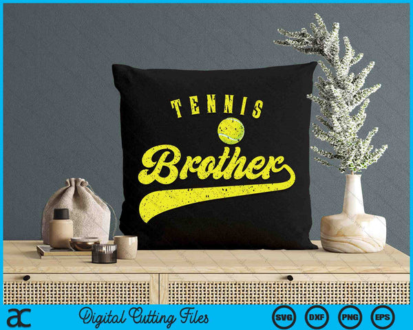 Tennis Brother SVG PNG Digital Cutting File