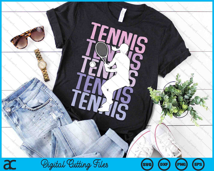 Tennis Girls Women Kids Youth Girl SVG PNG Digital Printable Files Tennis Girls Women Kids Youth Girl SVG PNG Digital Printable Files