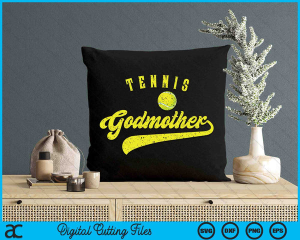 Tennis Godmother SVG PNG Digital Cutting File