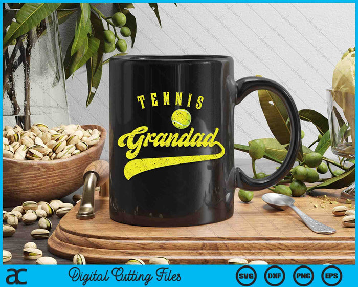 Tennis Grandad SVG PNG Digital Cutting File Tennis Grandad SVG PNG Digital Cutting File