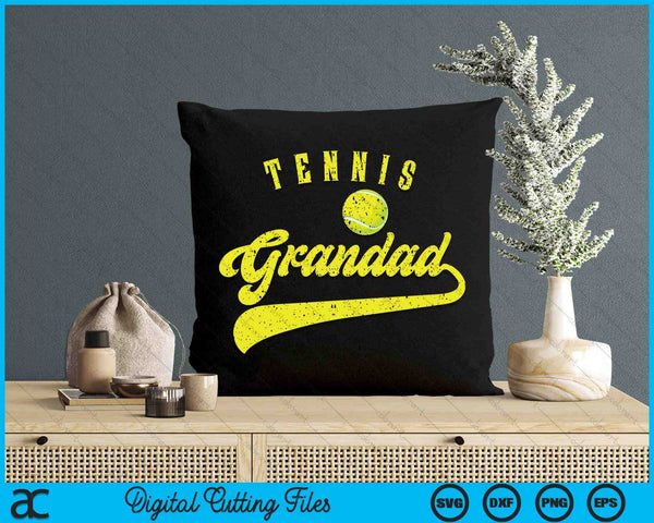 Tennis Grandad SVG PNG Digital Cutting File