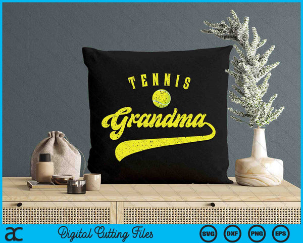 Tennis Grandma SVG PNG Digital Cutting File