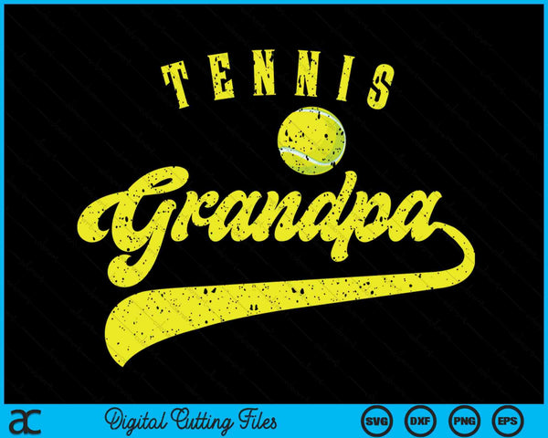 Tennis Grandpa SVG PNG Digital Cutting File
