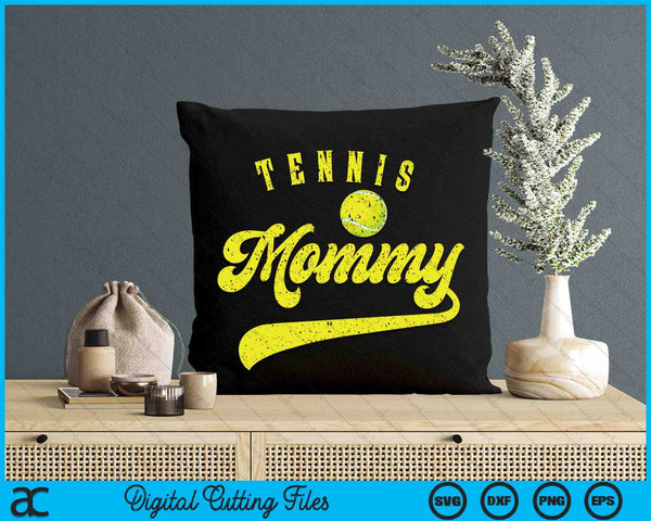 Tennis Mommy SVG PNG Digital Cutting File