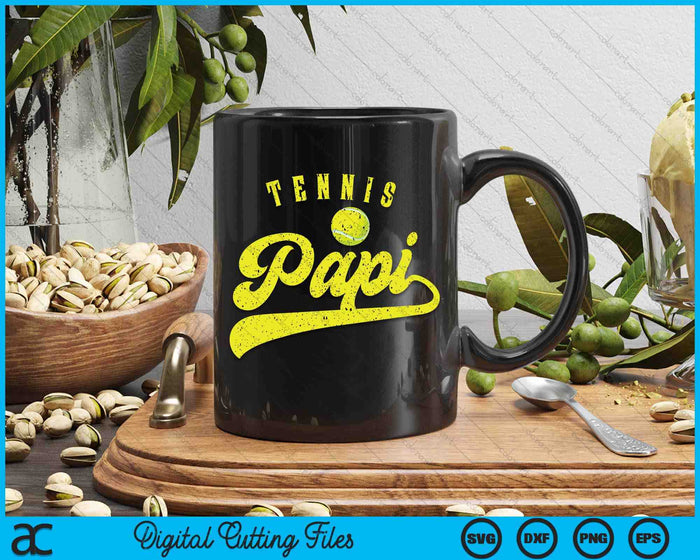 Tennis Papi SVG PNG Digital Cutting File Tennis Papi SVG PNG Digital Cutting File
