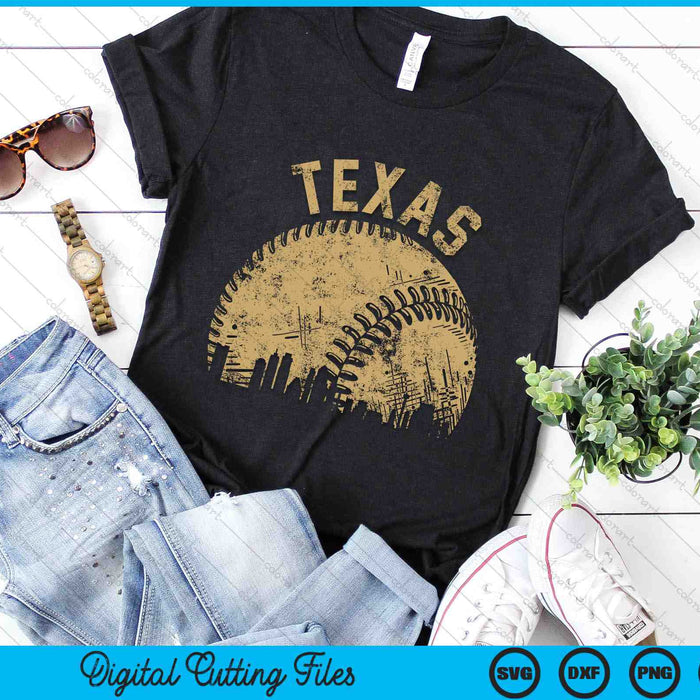 Texas Baseball Skyline Player Coach Fan SVG PNG Digital Cutting Files Texas Baseball Skyline Player Coach Fan SVG PNG Digital Cutting Files