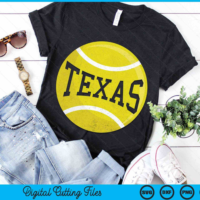 Texas Tennis Fan SVG PNG Digital Cutting Files Texas Tennis Fan SVG PNG Digital Cutting Files