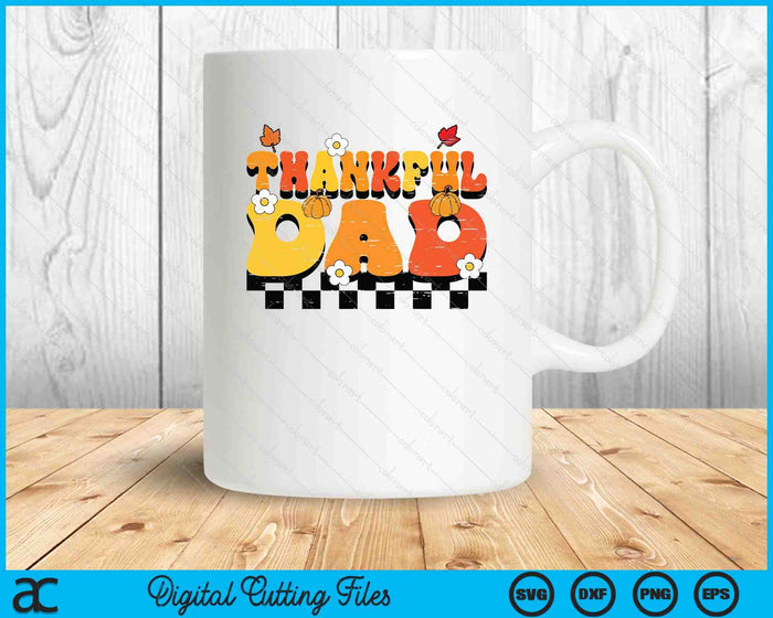 Thankful Dad Retro Groovy Thanksgiving Fall SVG PNG Digital Printable Files Thankful Dad Retro Groovy Thanksgiving Fall SVG PNG Digital Printable Files