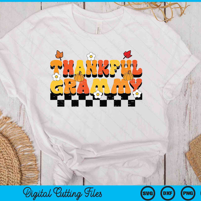 Thankful Grammy Retro Groovy Thanksgiving Fall SVG PNG Digital Printable Files Thankful Grammy Retro Groovy Thanksgiving Fall SVG PNG Digital Printable Files