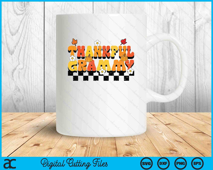 Thankful Grammy Retro Groovy Thanksgiving Fall SVG PNG Digital Printable Files Thankful Grammy Retro Groovy Thanksgiving Fall SVG PNG Digital Printable Files
