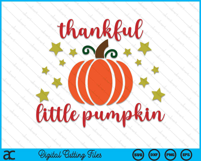 Pequeña calabaza agradecida, niños agradecidos SVG PNG cortando archivos imprimibles Pequeña calabaza agradecida, niños agradecidos SVG PNG cortando archivos imprimibles