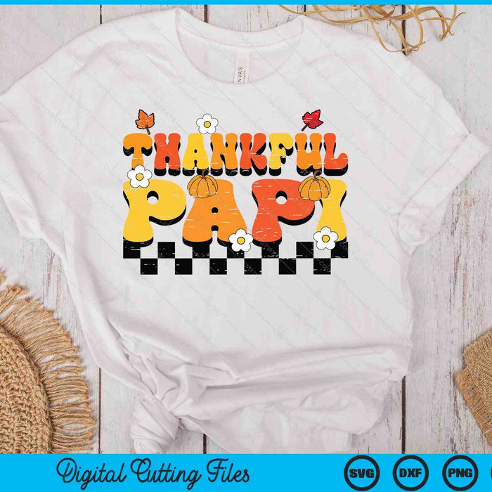 Thankful Papi Retro Groovy Thanksgiving Fall SVG PNG Digital Printable Files Thankful Papi Retro Groovy Thanksgiving Fall SVG PNG Digital Printable Files