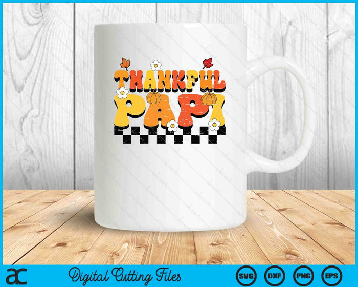 Thankful Papi Retro Groovy Thanksgiving Fall SVG PNG Digital Printable Files Thankful Papi Retro Groovy Thanksgiving Fall SVG PNG Digital Printable Files