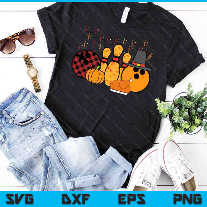 Thanksgiving Bowling Turkey Day Fall SVG PNG Digital Printable Files Thanksgiving Bowling Turkey Day Fall SVG PNG Digital Printable Files