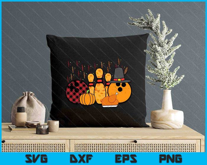 Thanksgiving Bowling Turkey Day Fall SVG PNG Digital Printable Files Thanksgiving Bowling Turkey Day Fall SVG PNG Digital Printable Files