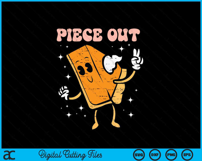 Thanksgiving Pie Piece Out Retro Groovy Fall SVG PNG Digital Printable Files Thanksgiving Pie Piece Out Retro Groovy Fall SVG PNG Digital Printable Files