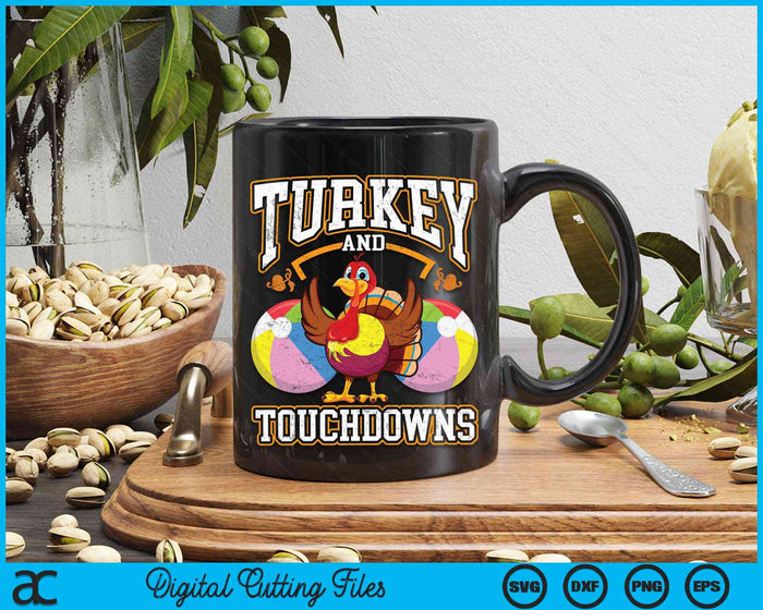 Thanksgiving Turkey And Touchdowns Beach Ball SVG PNG Digital Cutting Files Thanksgiving Turkey And Touchdowns Beach Ball SVG PNG Digital Cutting Files