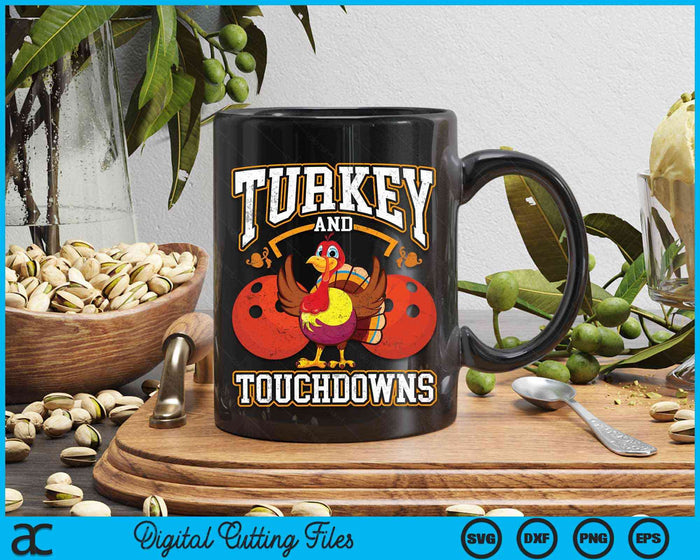 Thanksgiving Turkey And Touchdowns Bowling SVG PNG Digital Cutting Files Thanksgiving Turkey And Touchdowns Bowling SVG PNG Digital Cutting Files