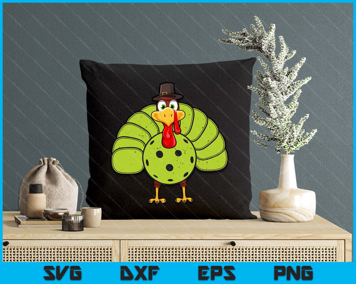 Thanksgiving Turkey Pickleball Pickle Ball SVG PNG Digital Printable Files Thanksgiving Turkey Pickleball Pickle Ball SVG PNG Digital Printable Files