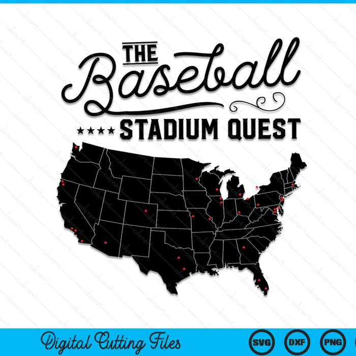 The Baseball Stadium Quest SVG PNG Cutting Printable Files The Baseball Stadium Quest SVG PNG Cutting Printable Files
