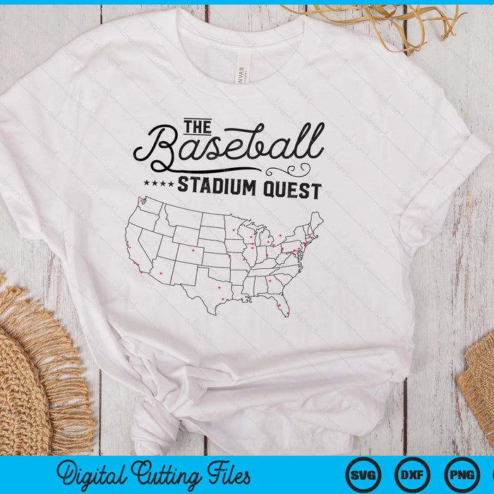 The Baseball Stadium Quest SVG PNG Digital Printable Files The Baseball Stadium Quest SVG PNG Digital Printable Files