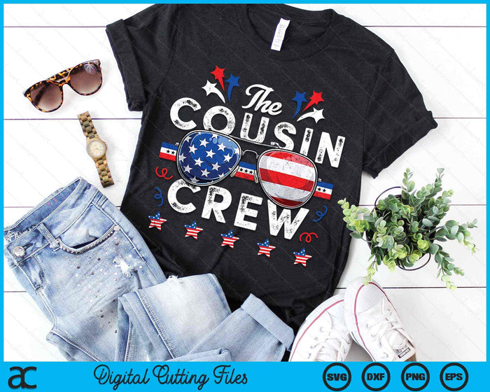 The Cousin Crew 4th of July Patriotic American SVG PNG Digital Cutting Files The Cousin Crew 4th of July Patriotic American SVG PNG Digital Cutting Files