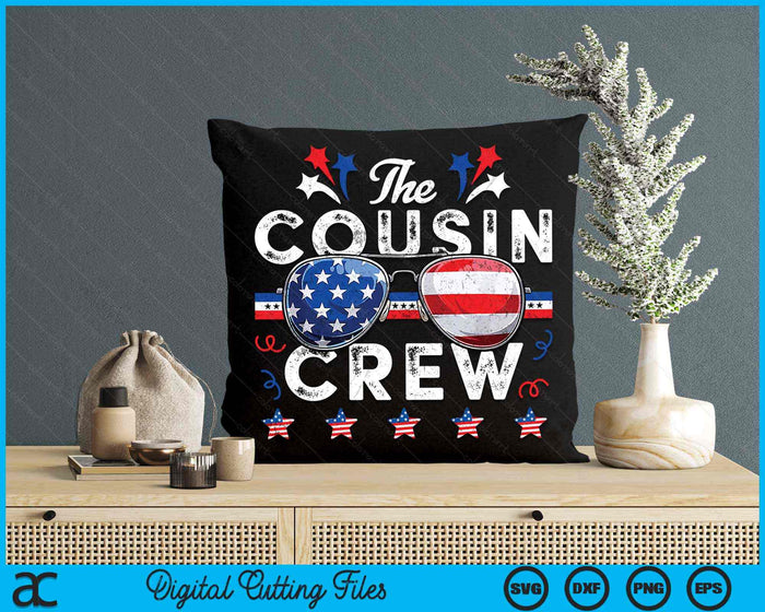 The Cousin Crew 4th of July Patriotic American SVG PNG Digital Cutting Files The Cousin Crew 4th of July Patriotic American SVG PNG Digital Cutting Files