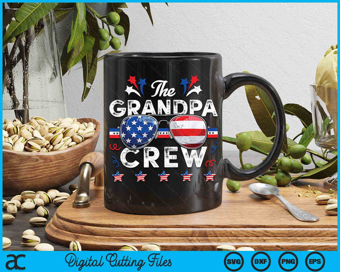 The Grandpa Crew 4th Of July Patriotic American SVG PNG Digital Cutting Files The Grandpa Crew 4th Of July Patriotic American SVG PNG Digital Cutting Files