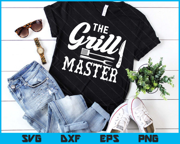 The Grill Master BBQ SVG PNG Digital Printable Files The Grill Master BBQ SVG PNG Digital Printable Files