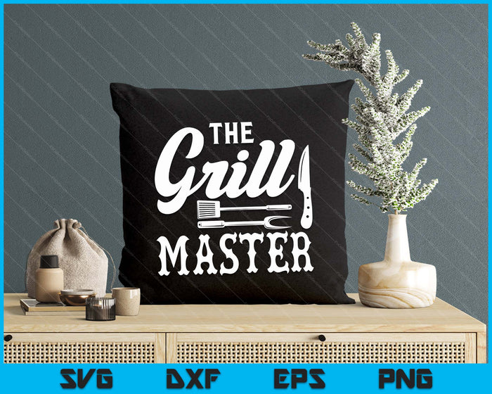 The Grill Master BBQ SVG PNG Digital Printable Files The Grill Master BBQ SVG PNG Digital Printable Files