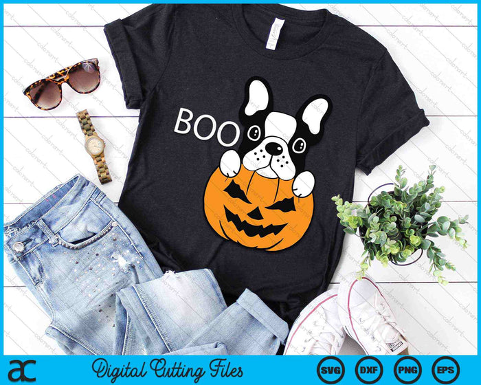 The Halloween Boston Terrier SVG PNG Digital Cutting Files The Halloween Boston Terrier SVG PNG Digital Cutting Files