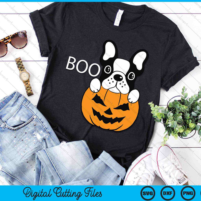 The Halloween Boston Terrier SVG PNG Digital Cutting Files The Halloween Boston Terrier SVG PNG Digital Cutting Files