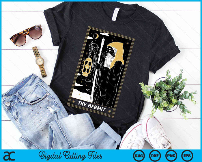 The Hermit Tarot Card Gothic Halloween Grim Reaper Occult SVG PNG Digital Cutting Files The Hermit Tarot Card Gothic Halloween Grim Reaper Occult SVG PNG Digital Cutting Files