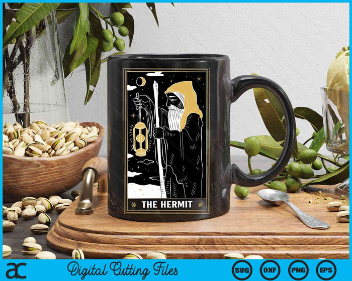 The Hermit Tarot Card Gothic Halloween Grim Reaper Occult SVG PNG Digital Cutting Files The Hermit Tarot Card Gothic Halloween Grim Reaper Occult SVG PNG Digital Cutting Files